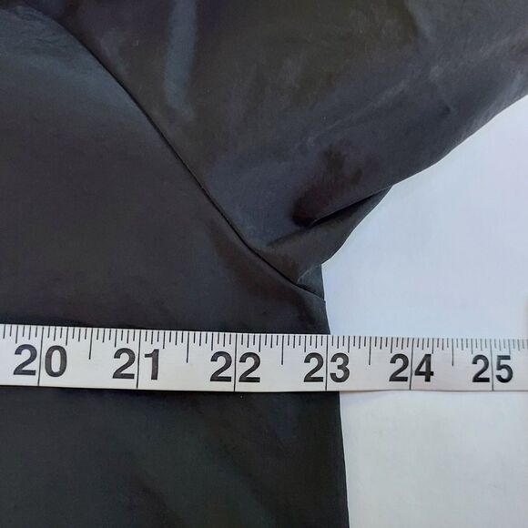 Victorias Secret PINK Windbreaker Jacket Womens Size L Black Logo Packable Hood - Picture 12 of 15